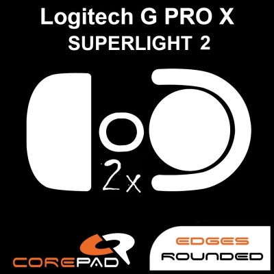 Hyperglides Hypergleits Hypergleids esptiger tiger ice arc Corepad Skatez Logitech G PRO X SUPERLIGHT 2 GPX V2 GPX2